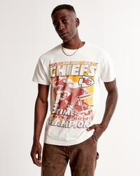 Official Abercrombie Clothing Store Shop Merch Kansas City Chiefs Graphic  Sweater - WBMTEE