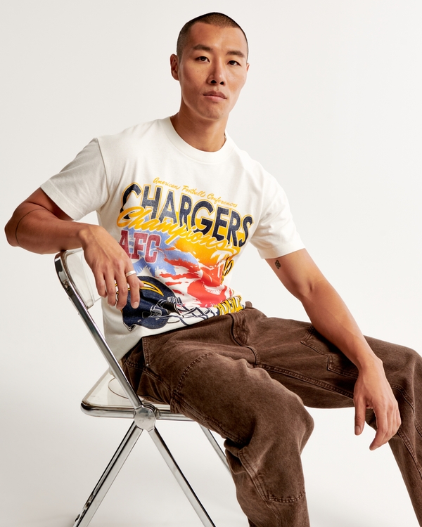 1994 Chargers Graphic Tee, Off White