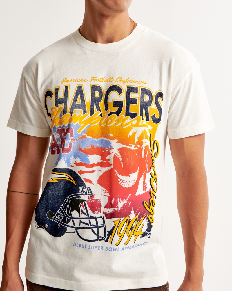 NFL Los Angeles Chargers Big Logo Retro Shorts XL