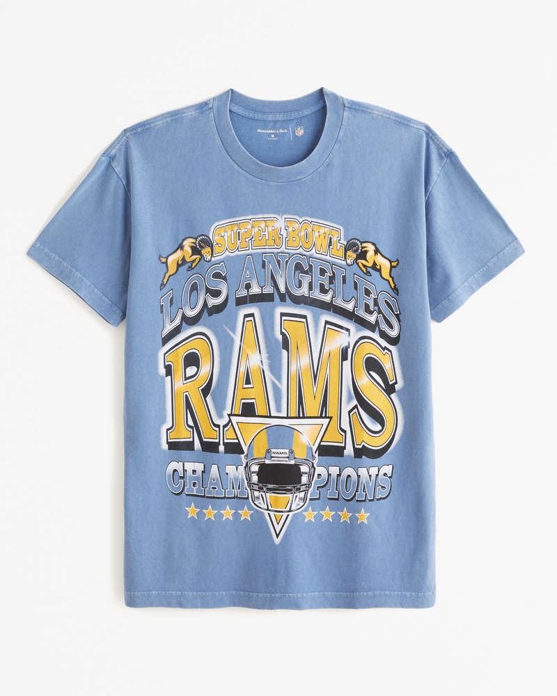 Men s Los Angeles Rams Graphic Tee Men s Tops Abercrombie