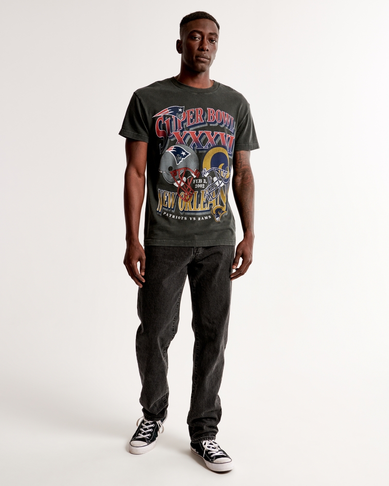 Men's Vintage Super Bowl Graphic Tee, Men's Tops