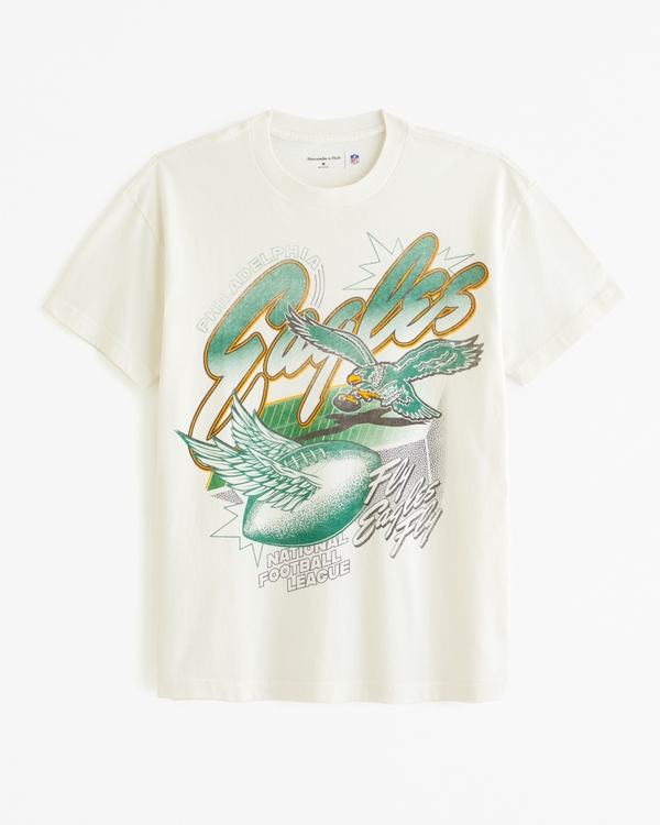 Philadelphia Eagles Graphic Tee, Off White