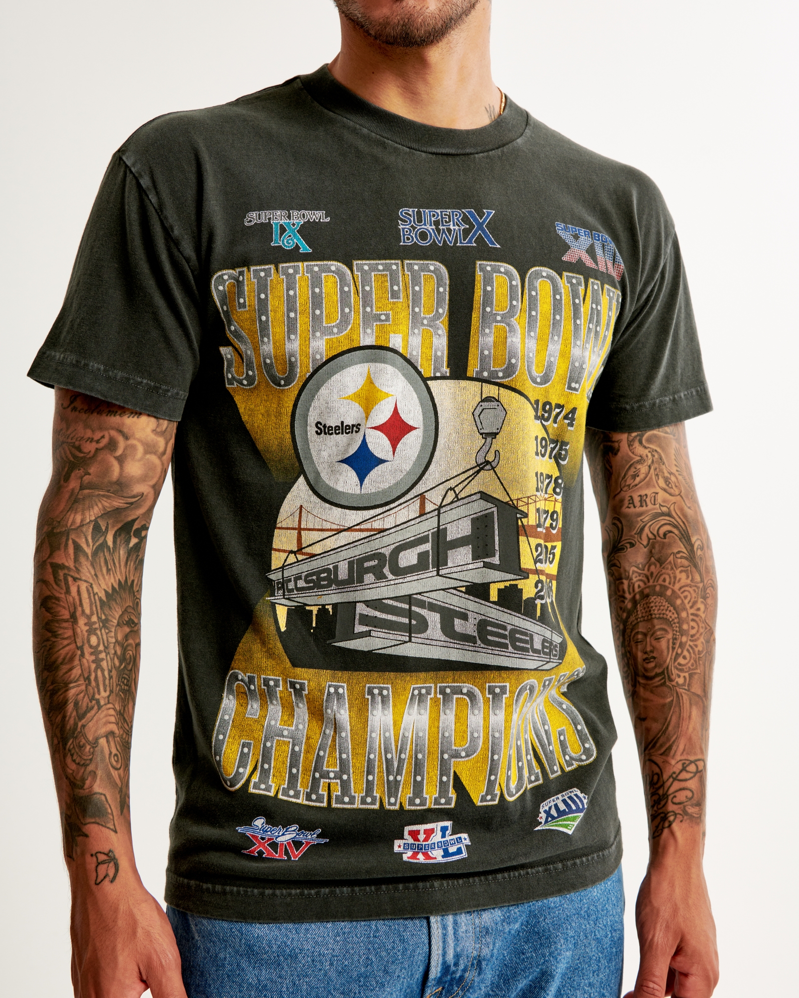 Pittsburgh Steelers Steelers Salty Dog Graphic T-Shirt