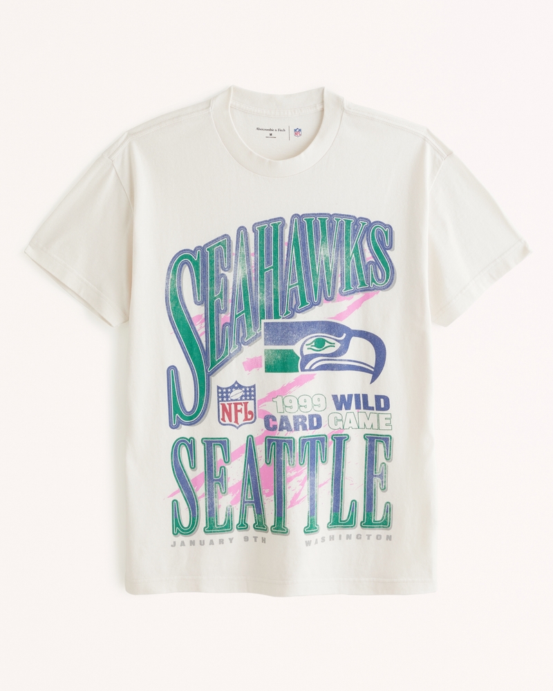 Hombre Camiseta con estampa de los Seattle Seahawks