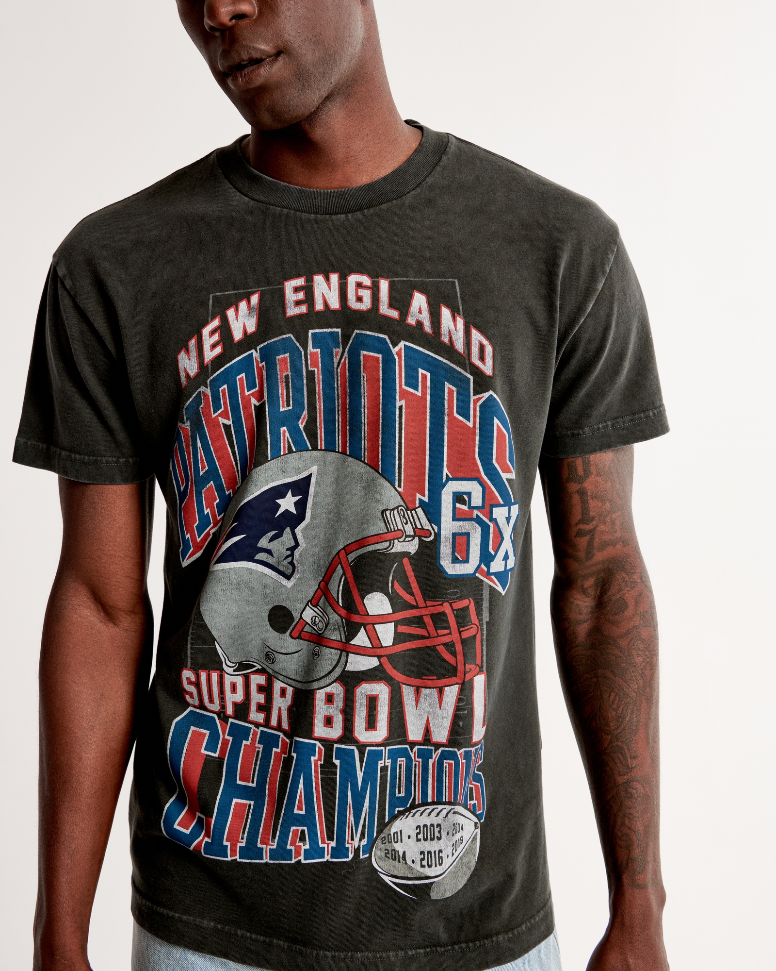 Vintage NFL New England Patriots Super Bowl 39 T-shirt