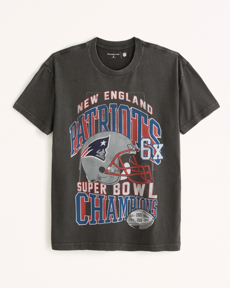 New England Patriots T Shirt Super Bowl NFL Football Team Vintage Men Gift  Tee