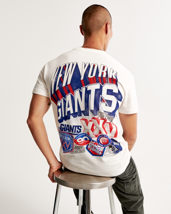 New York Giants Graphic Tee, Off White
