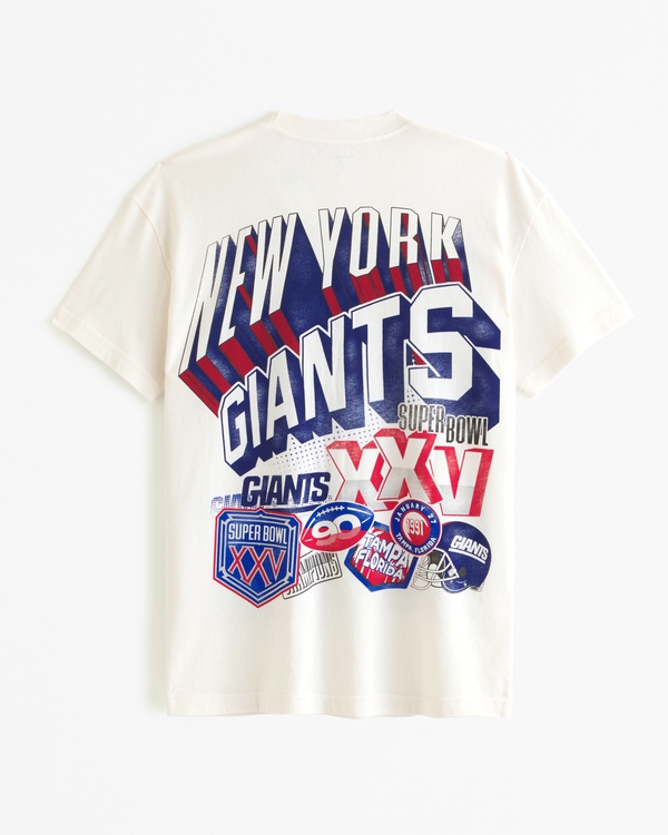 New York Giants Graphic Tee, Off White