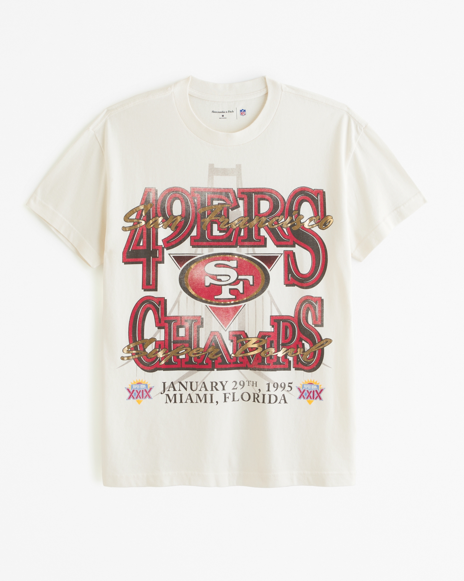 Women's Vintage San Francisco 49ers Oversized NFL T-Shirt Dress XS