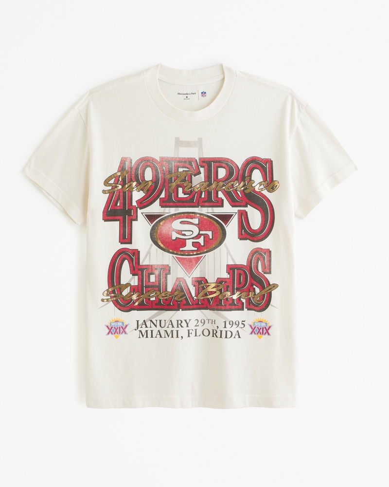 Men's San Francisco 49ers Graphic Tee | Men's Tops | Abercrombie.com