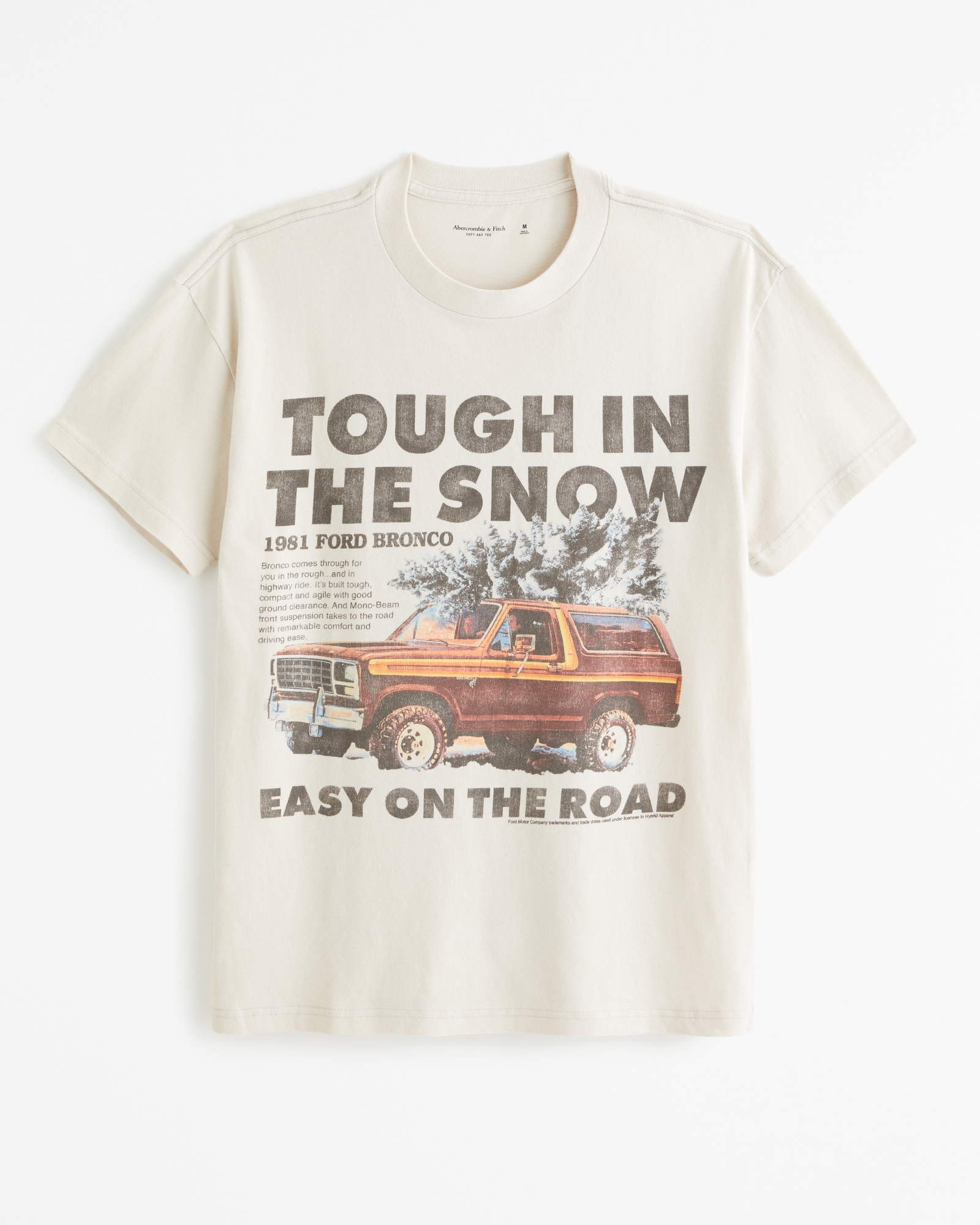 Ford Bronco Men's Off-Road Silho T-Shirt- Official Ford Merchandise