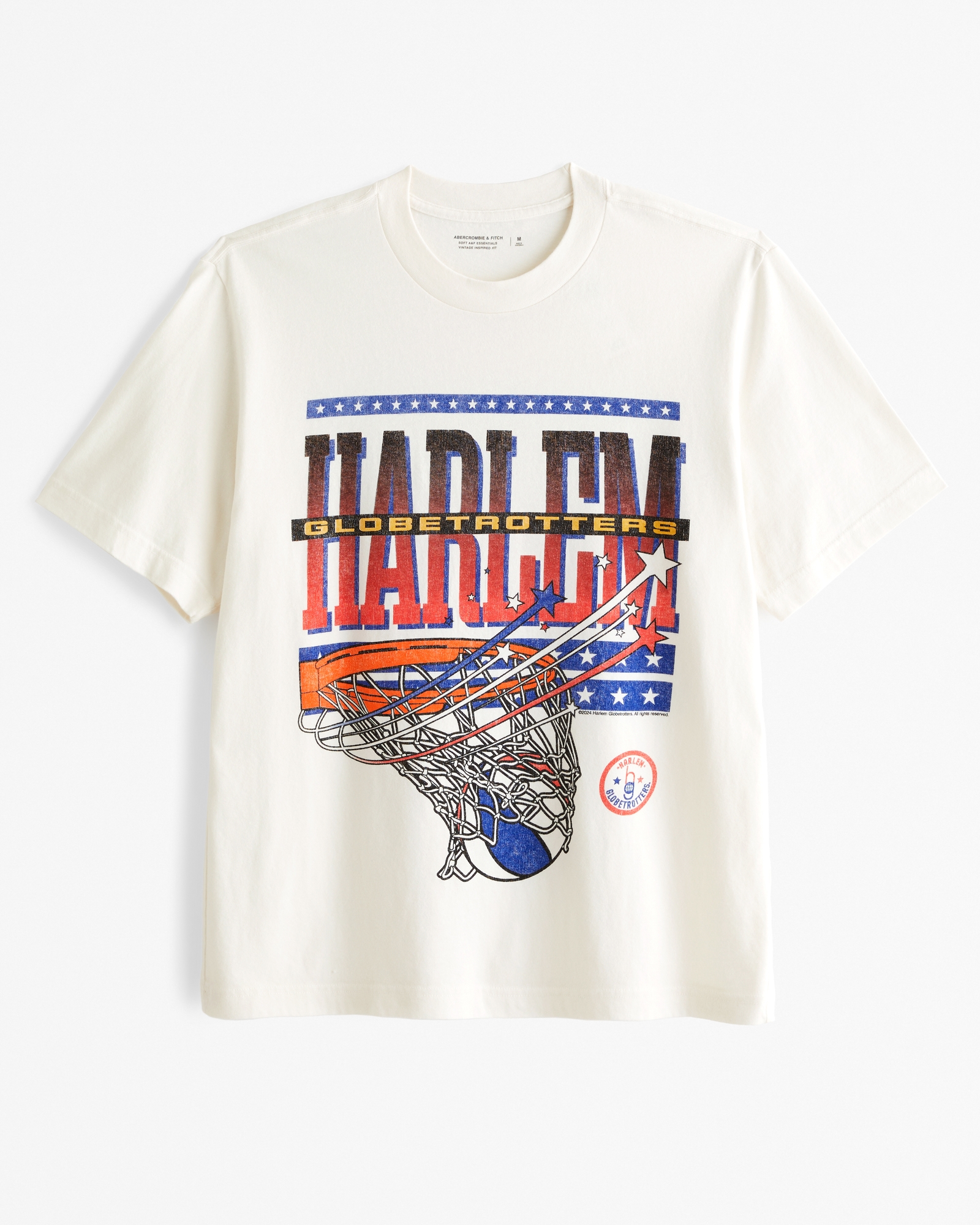 Harlem Globetrotters Vintage-Inspired Graphic Tee