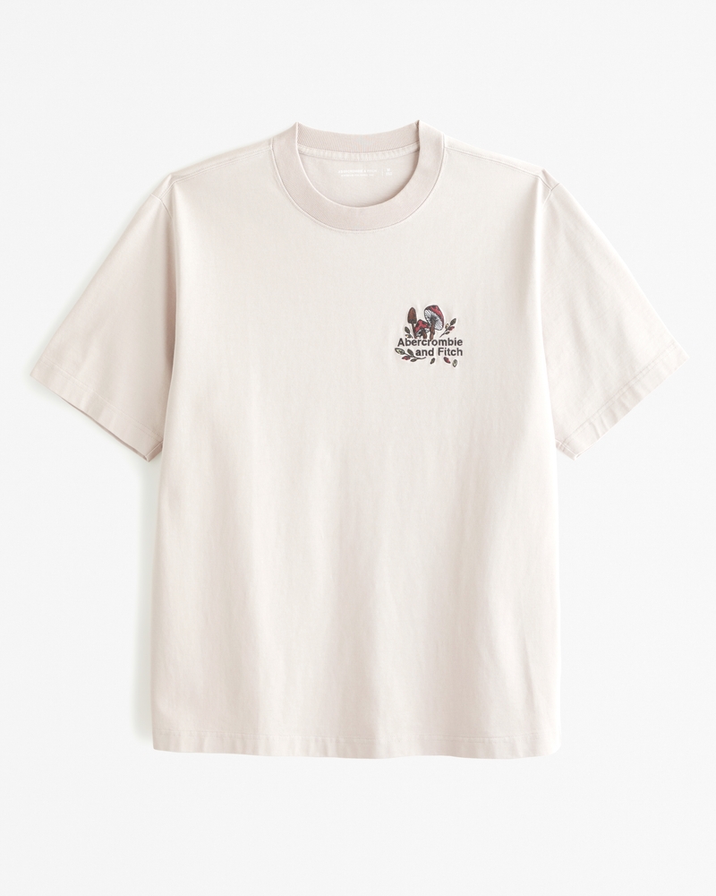 Hollister T Shirt Men's Short Sleeve Crew Neck Must-Have Tee Logo