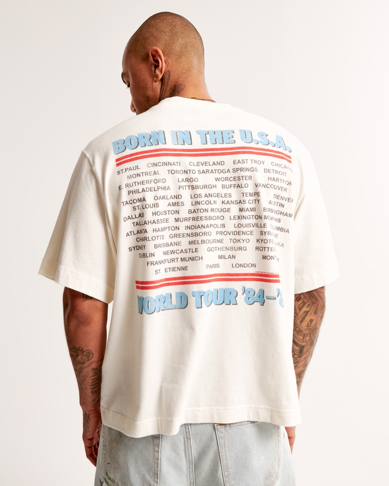 Cropped Bruce Springsteen Graphic Tee