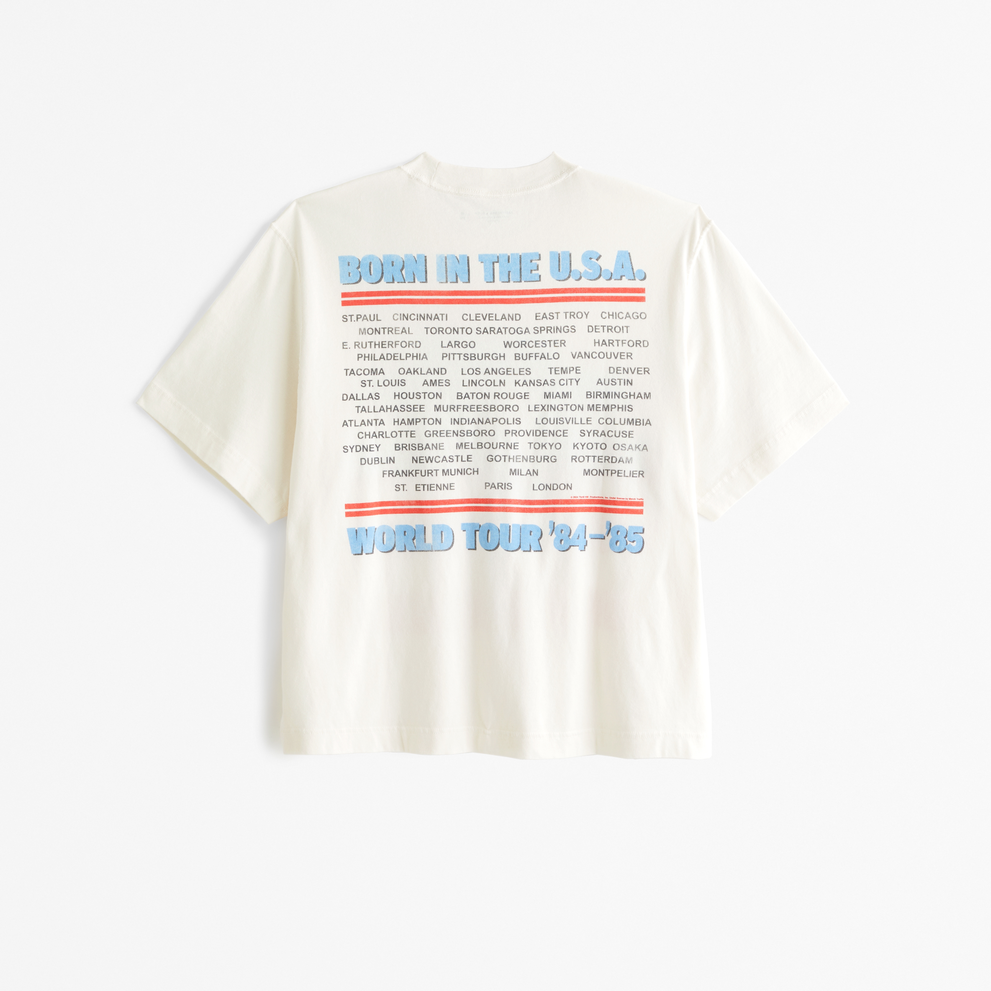 Men's Cropped Bruce Springsteen Graphic Tee | Men's