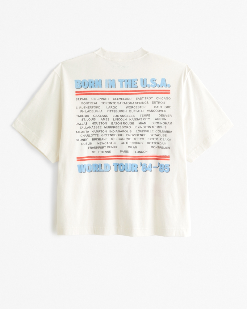 Cropped Bruce Springsteen Graphic Tee