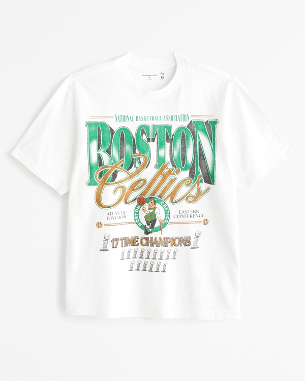 Boston Celtics Graphic Tee, White