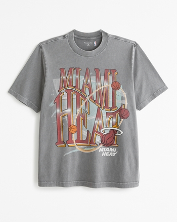 Men s Miami Heat Graphic Tee Men s Sale Abercrombie
