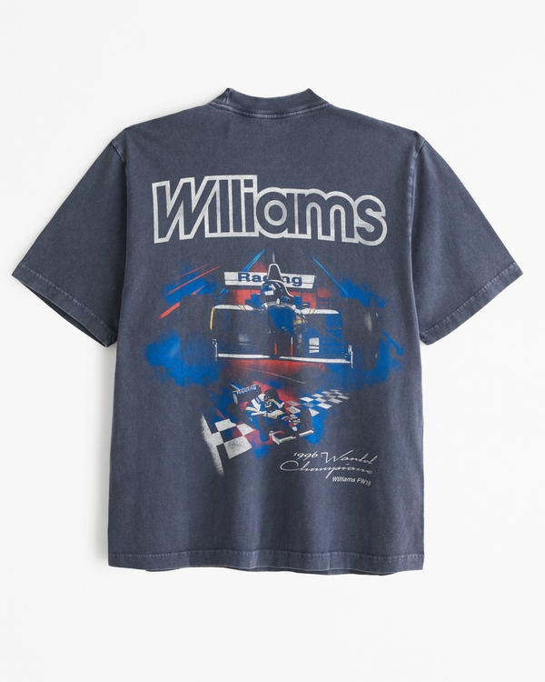 Williams Racing Vintage-Inspired Graphic Tee, Sapphire