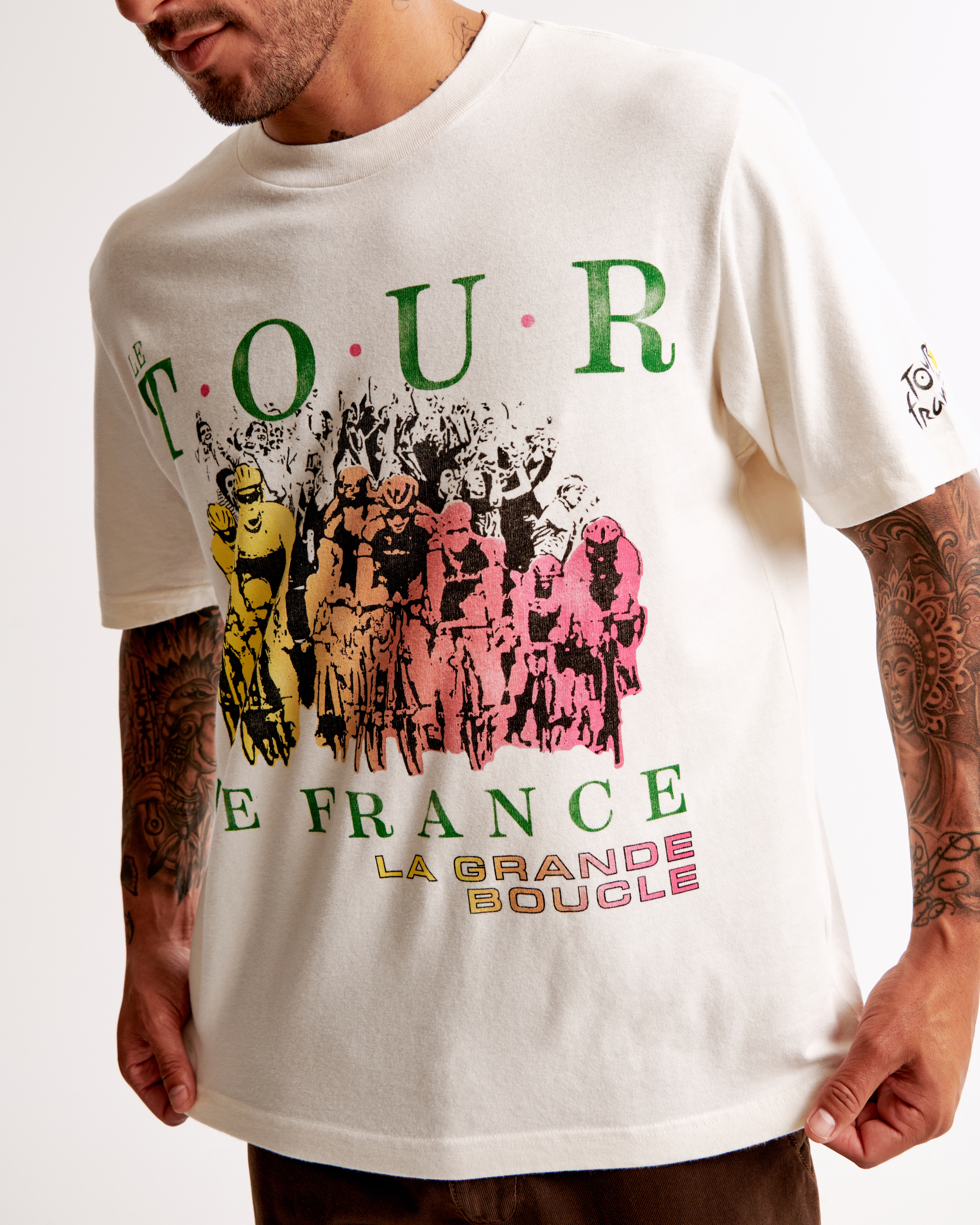 Abercrombie & Fitch Tour de France Vintage-Inspired Graphic Tee