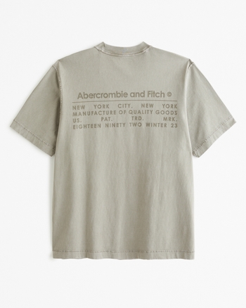 Men's Vintage-Inspired Logo Tee | Men's Clearance | Abercrombie.com