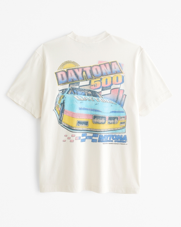 Daytona 500 Vintage-Inspired Graphic Tee, Cream