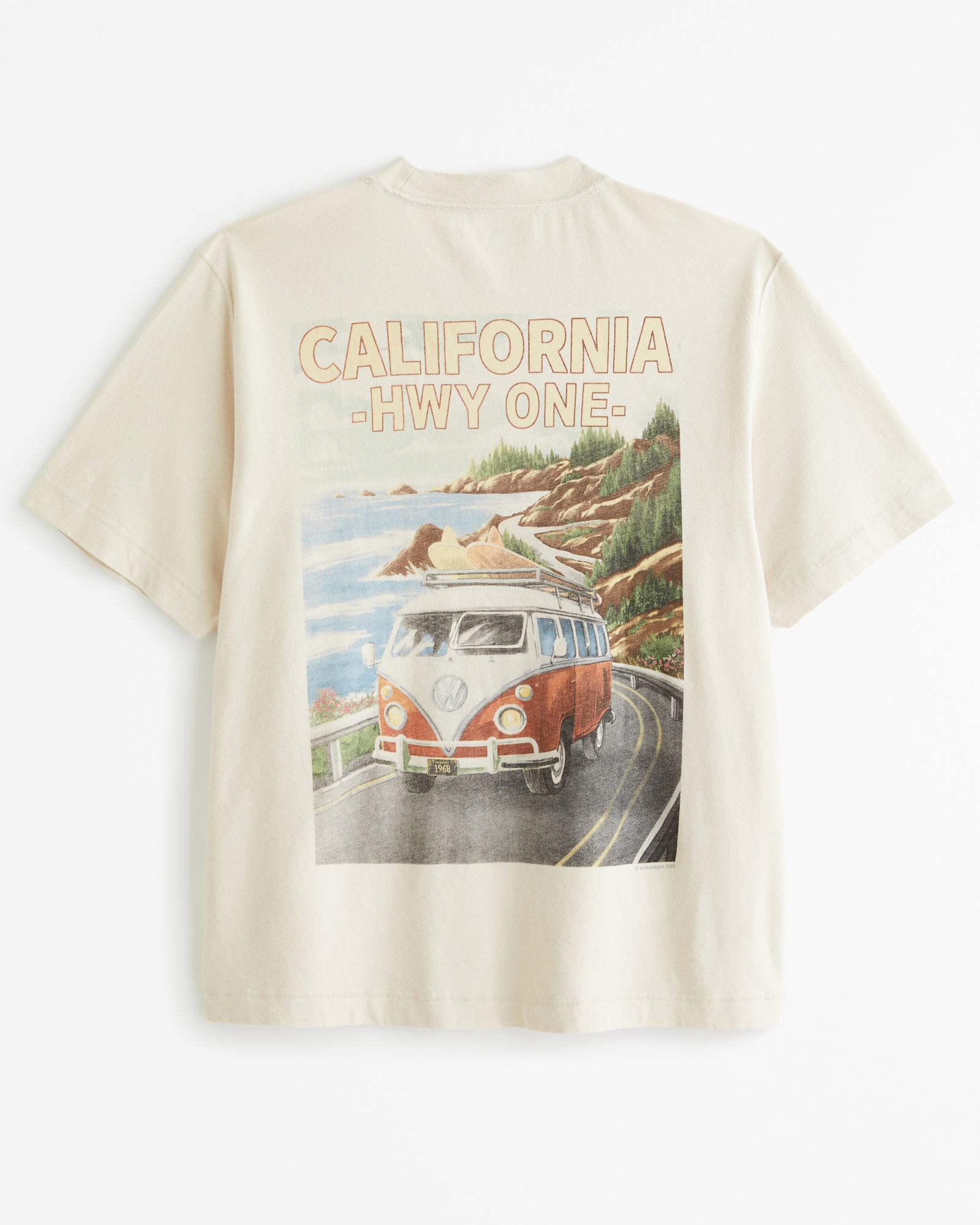Herren Tee mit Volkswagen-Grafik im Vintage-Stil | Herren 