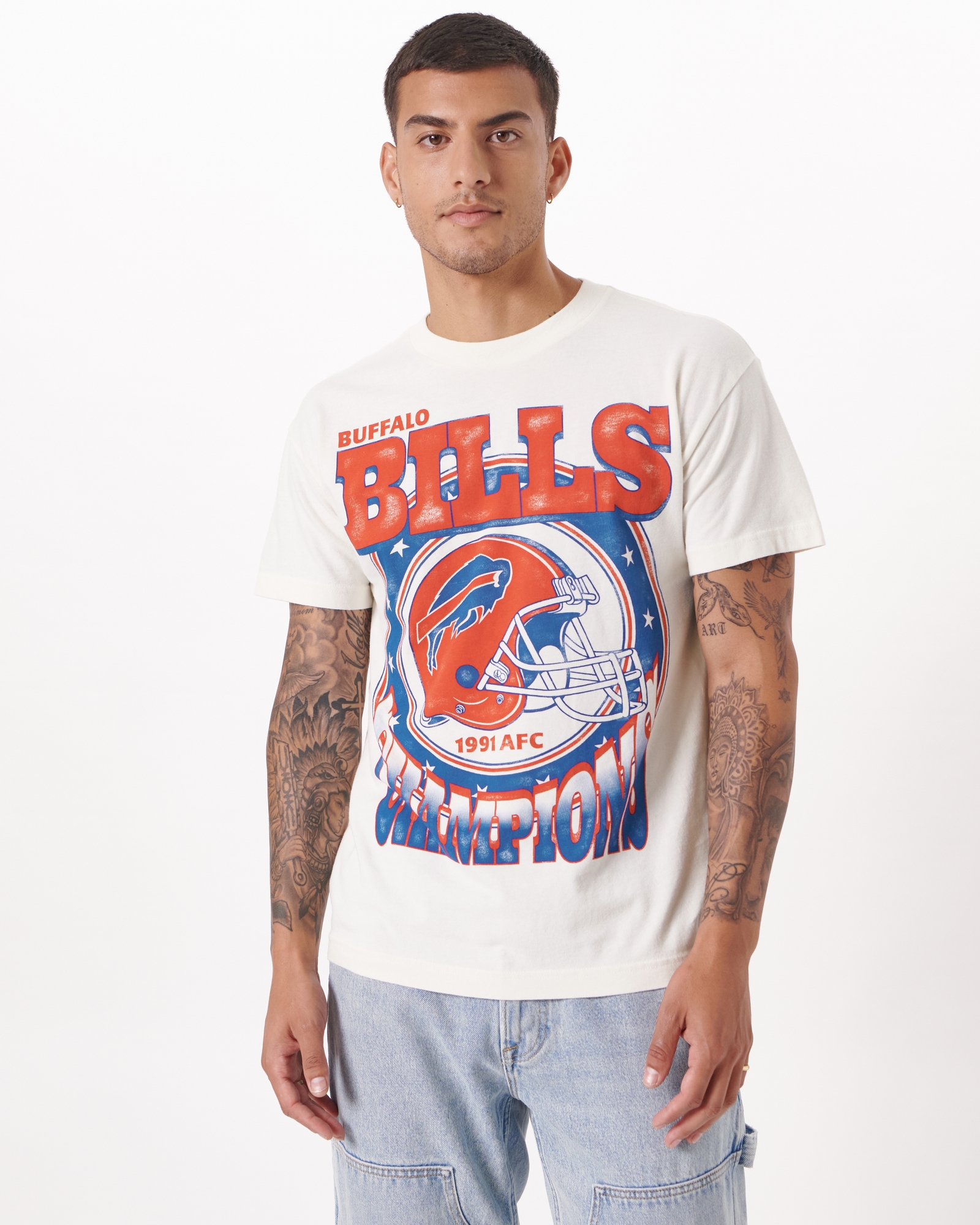 Buffalo Bills NFL Team Apparel Men's Graphic T-Shirts