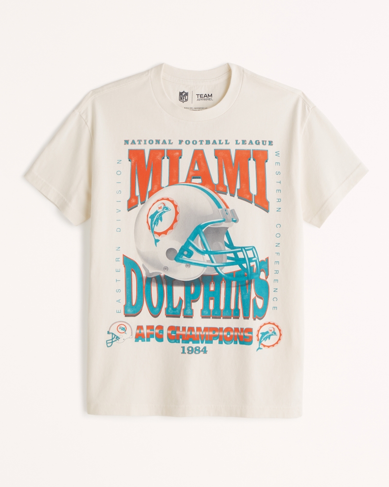 Homme T-shirt graphique Miami Dolphins, Homme