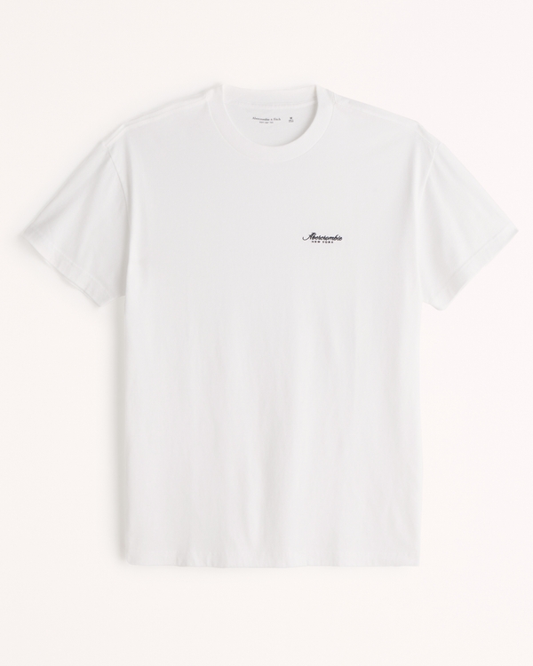 Men Graphic Tee - Off White - SM2506075A