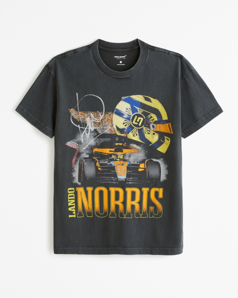 Hombre Camiseta con estampa de Lando Norris, Hombre Prendas superiores