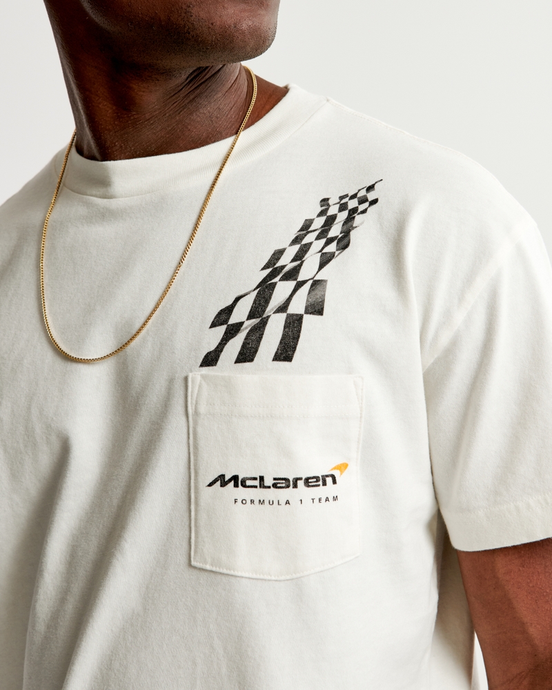 Men's Relaxed McLaren Graphic Hoodie, Men's Clearance