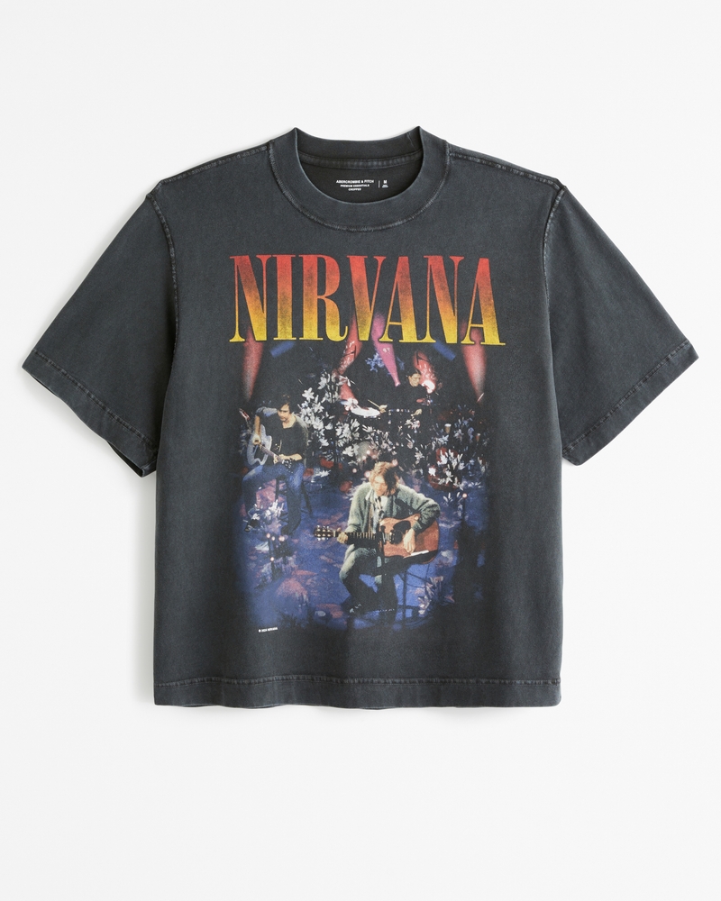 cropped graphic tee
