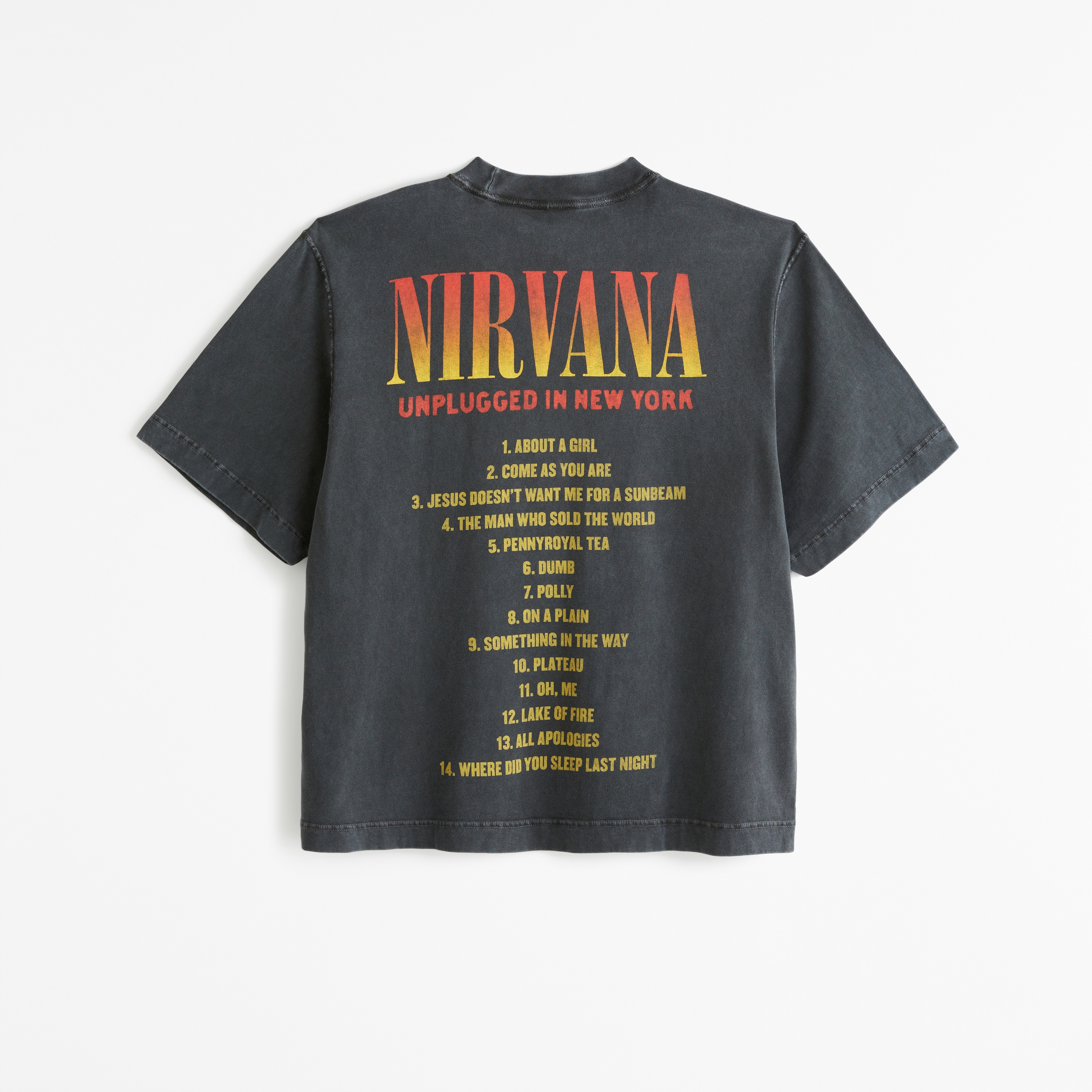 クロップド Nirvana グラフィックTシャツ