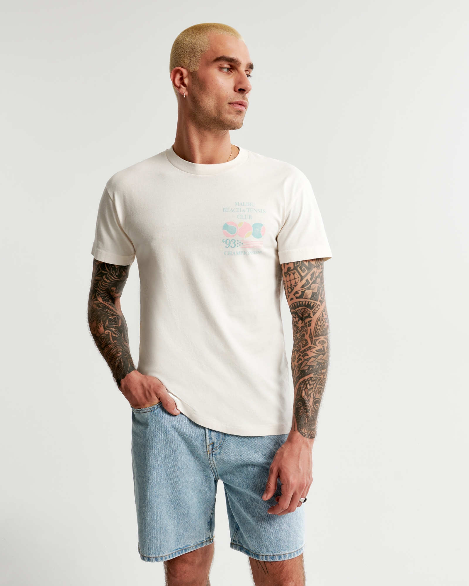 FITZ + EDDI Tennis Club T-Shirt - One Size