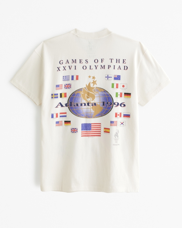 Olympics Graphic Tee, Off White view 1