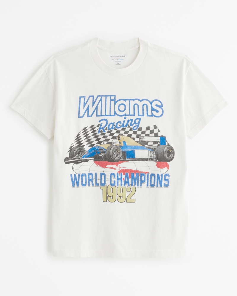 Men's Relaxed Williams Racing Graphic Tee, Men's Tops