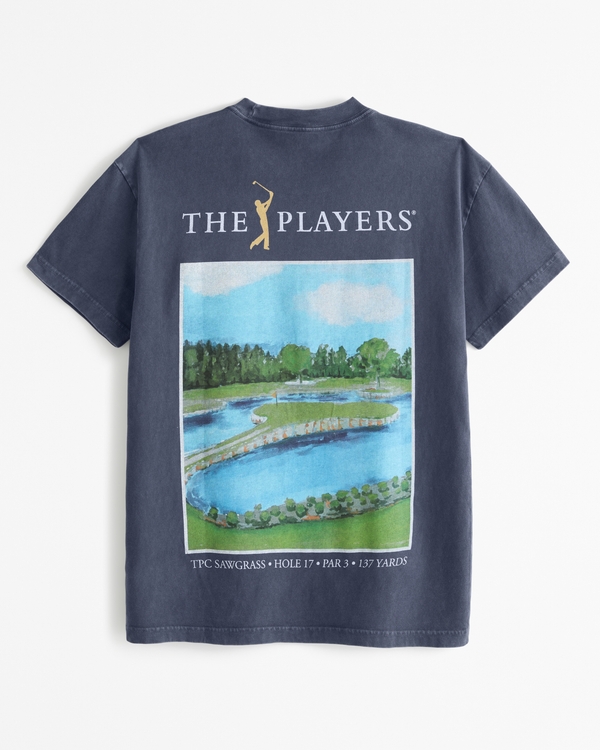 T-shirt graphique The Players Championship, Navy Blue Texture