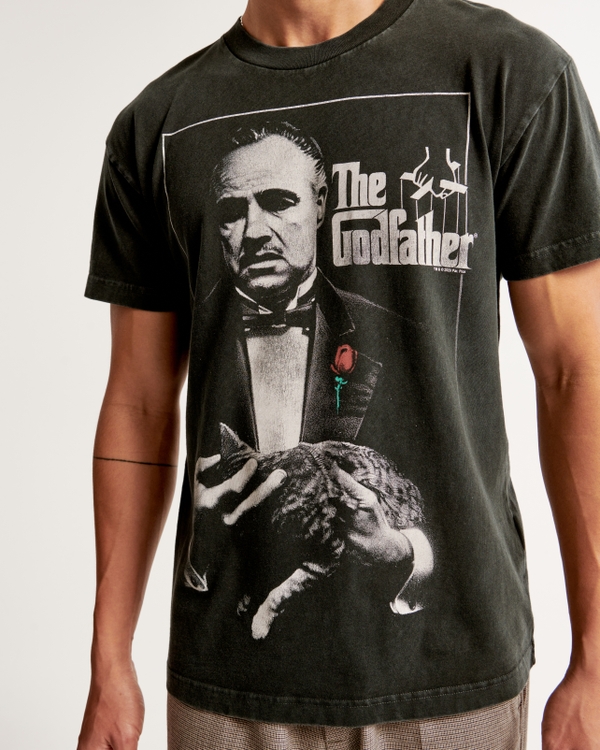 The Godfather Graphic Tee, Black Sd/texture