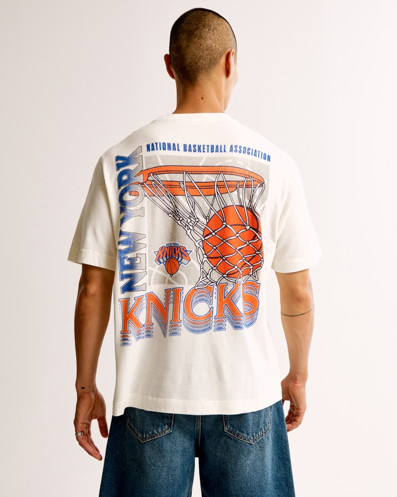 New York Knicks Vintage-Inspired Graphic Tee