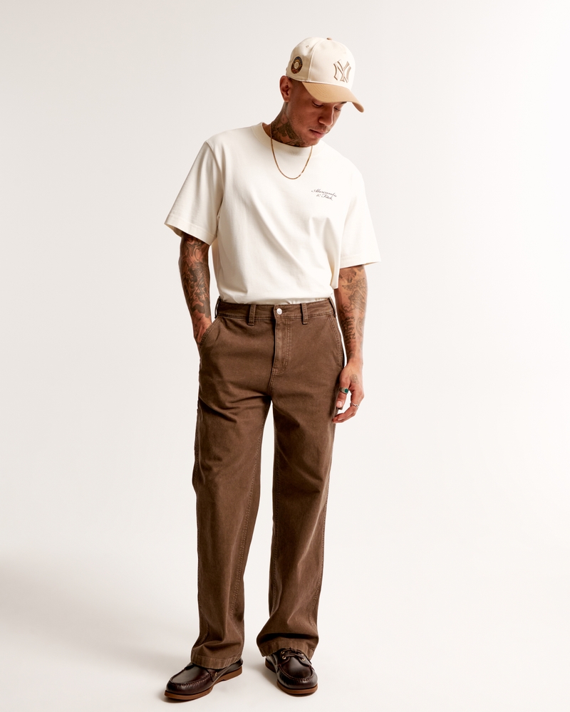 Herren Tee mit kleinem Premium-Polish-Grafiklogo | Herren 