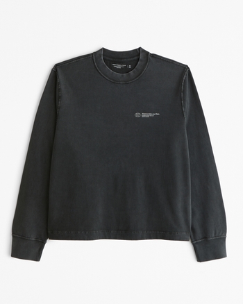 【Abercrombie & Fitch】クロップド ロゴ Tシャツ 関税送料込 KIC_123-4080-00293-903_prod1?