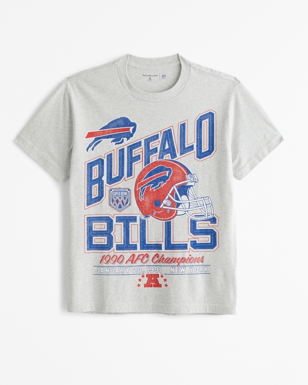 Buffalo Bills Graphic Tee, Light Heather Gray view 1