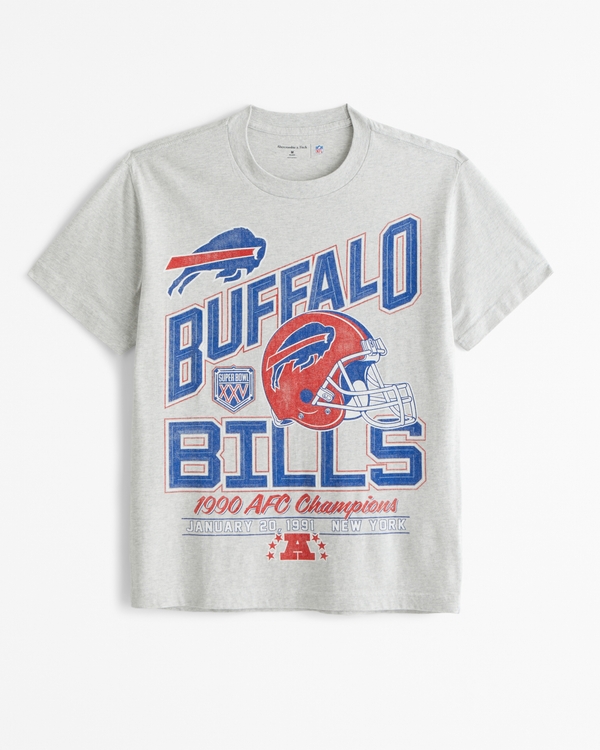 Buffalo Bills Graphic Tee, Light Heather Gray