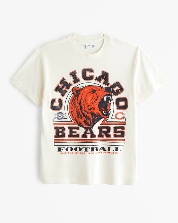 Chicago Bears Graphic Tee, Cream