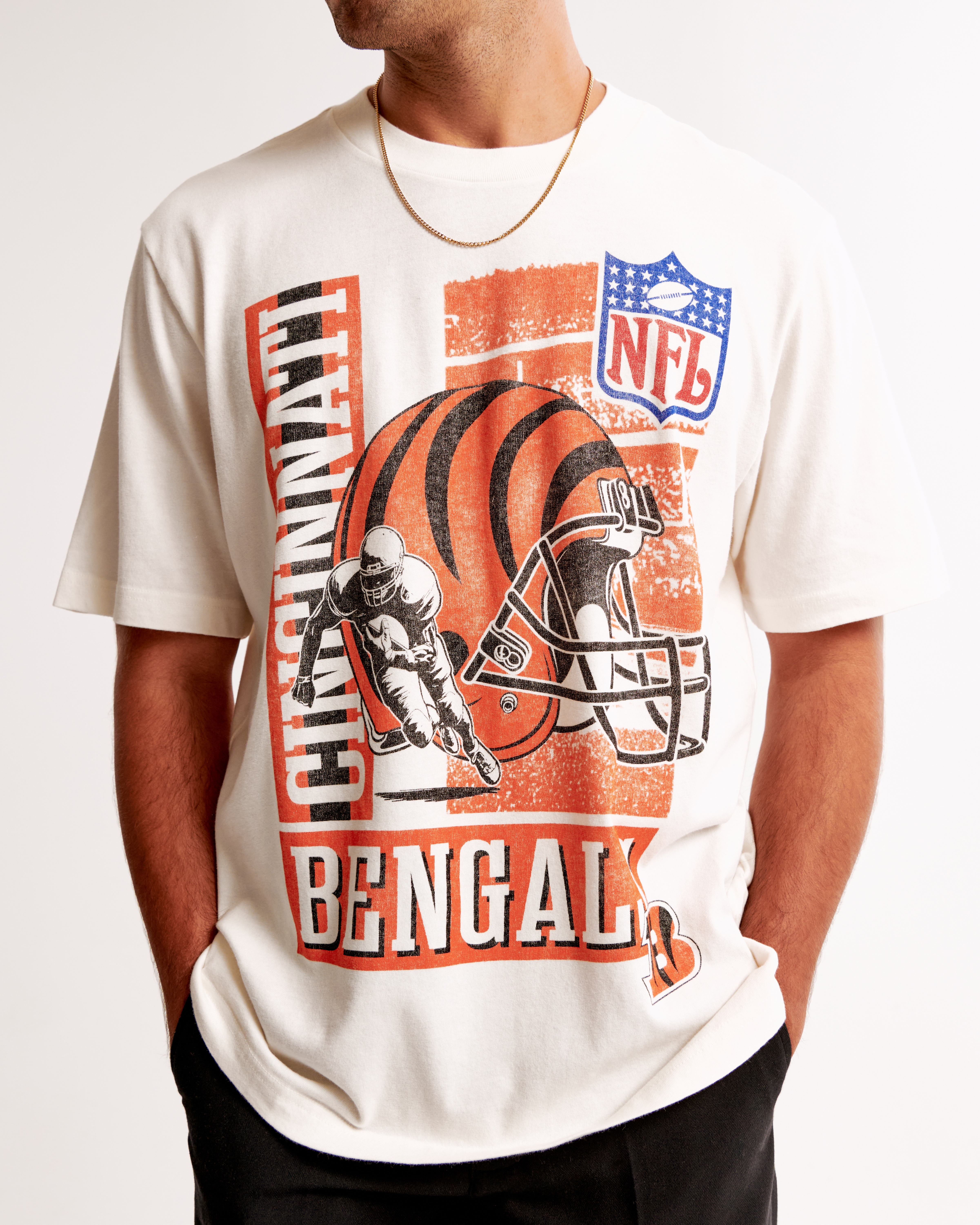 Bengals retro shirt on sale