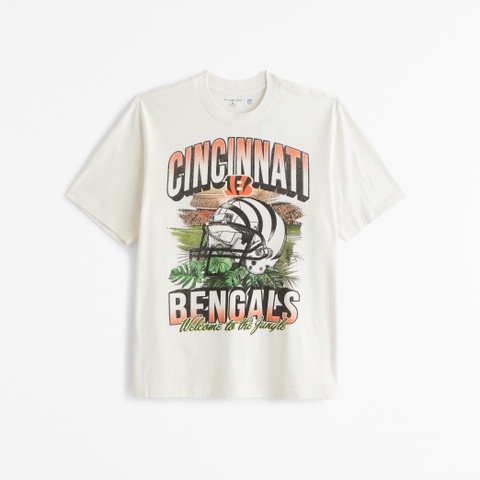 Мужские футболки Abercrombie & Fitch Cincinnati Bengals Vintage-Inspired Graphic Tee