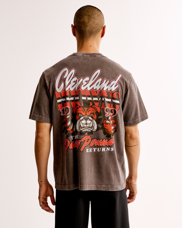 古着 Cleveland Browns ヘルメットTシャツ Mサイズ 古着 Cleveland