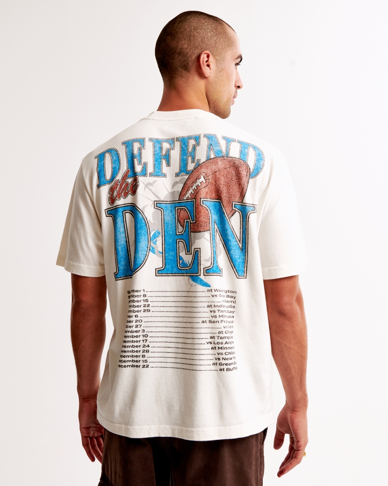 Detroit Lions Vintage-Inspired Graphic Tee
