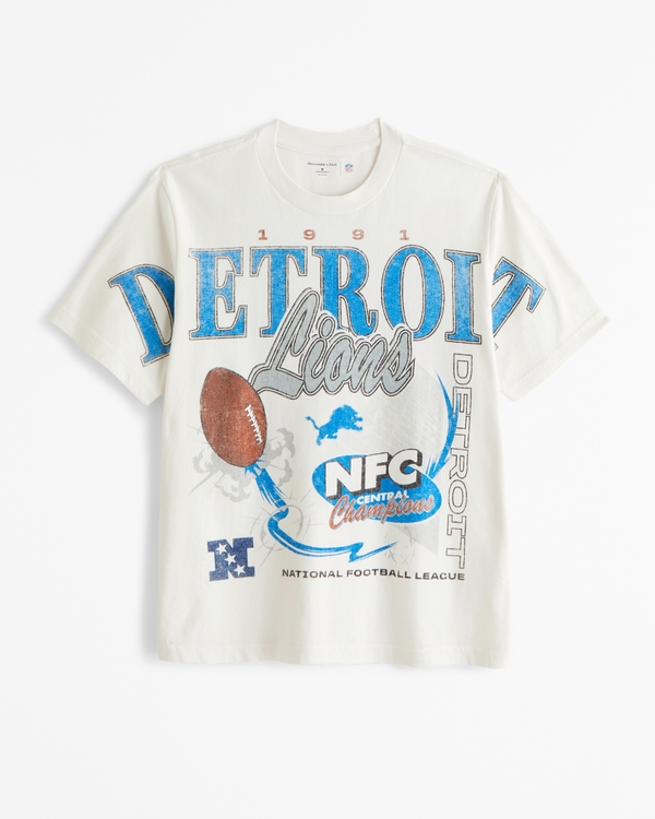 Men's Detroit Lions Vintage-Inspired Graphic Tee | Men's Clearance